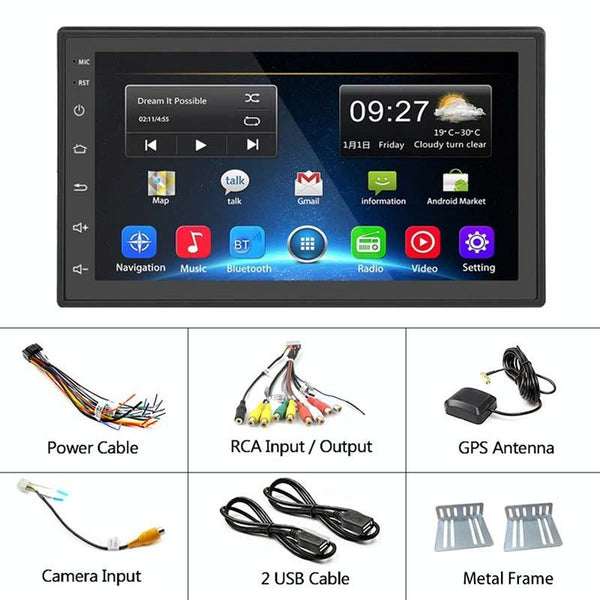 7 Inch Android Navigation Wifi 2 + 64G Locator Technology Bluetooth Car Mp5 Player Other Car Video