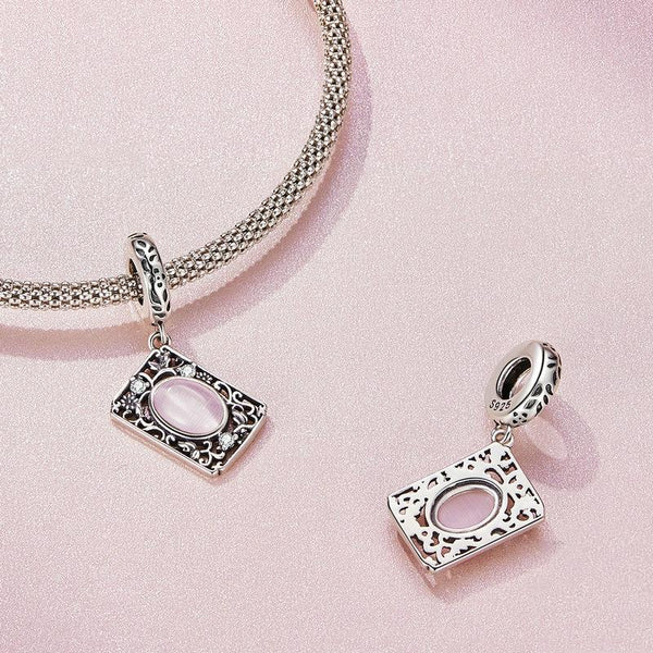 Veile Studios 925 Sterling Silver Zircon Square Tag Bracelet In Bracelets