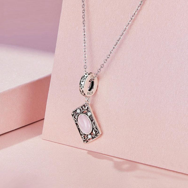 Veile Studios 925 Sterling Silver Zircon Square Tag Bracelet In Bracelets