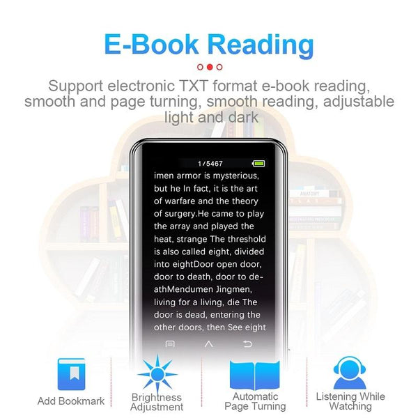 High Def Noise Reduction Mp4 Player 4Gb Bluetooth Ipods & Mp3 Players