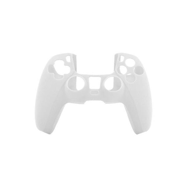 White Silicone Protective Cover For Ps5 Controller Bags Skins & Travel Cases