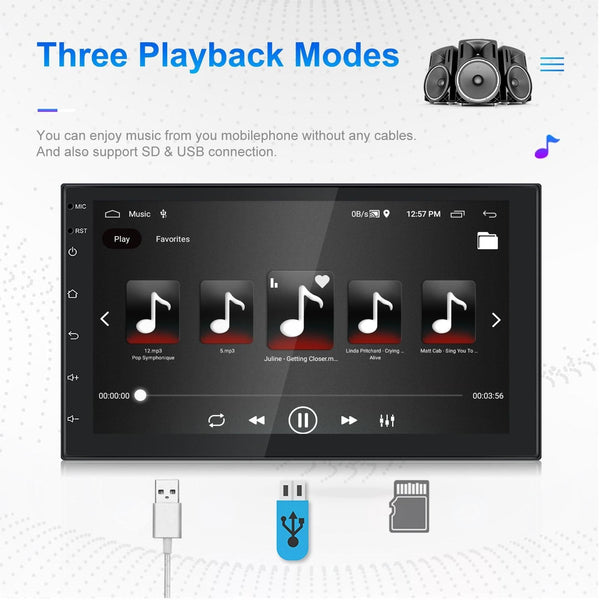 7 Inch Android 11 Carplay Navigation Player 2 + 32G Other Car Video