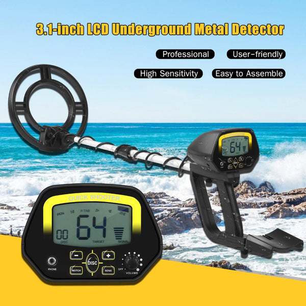 3.1 Inch Lcd Underground Metal Detector Compact Accurate Electronics Device Metal Detectors