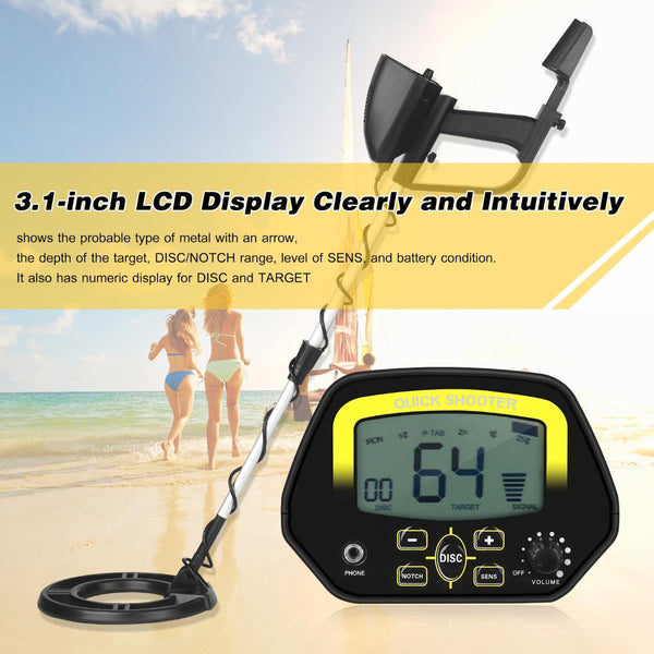 3.1 Inch Lcd Underground Metal Detector Compact Accurate Electronics Device Metal Detectors