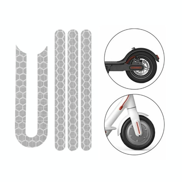 Scooter Mudguard Reflective Sticker For Xiaomi Mijia M365 Pro White Accessories Parts