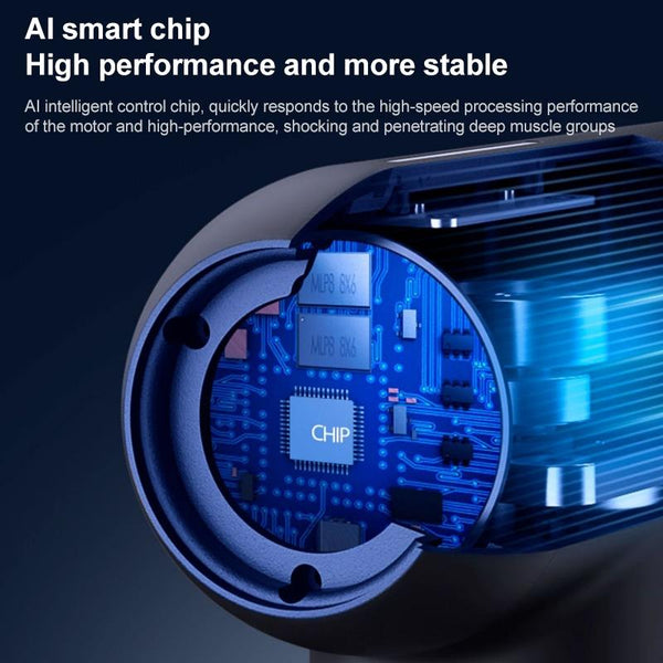 Professional Muscle Relaxing Massage Gun For Fitness And Body Care Black Massagers