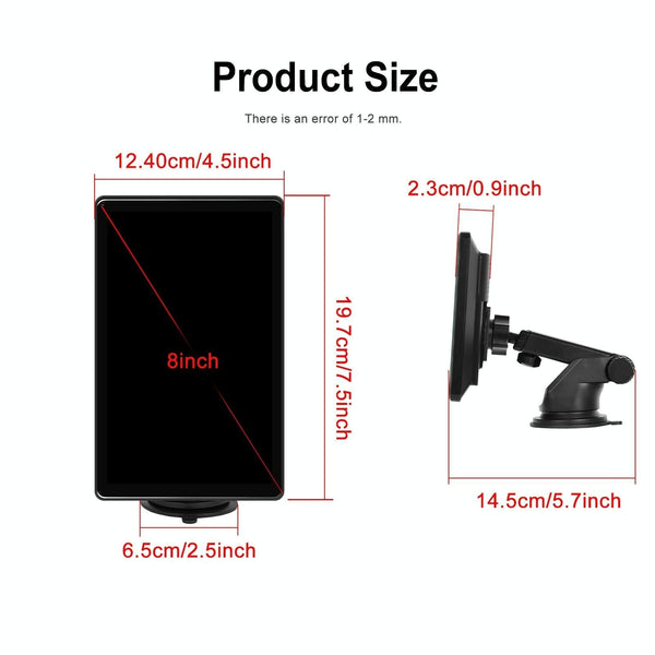 8 Inch Full Touch Car Screen Player Horizontal / Vertical Carplay Android Auto Other Car Audio