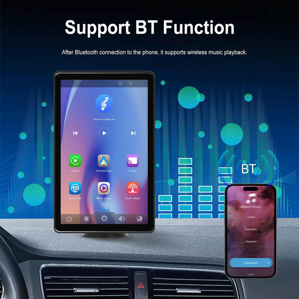 8 Inch Full Touch Car Screen Player Horizontal / Vertical Carplay Android Auto Other Car Audio
