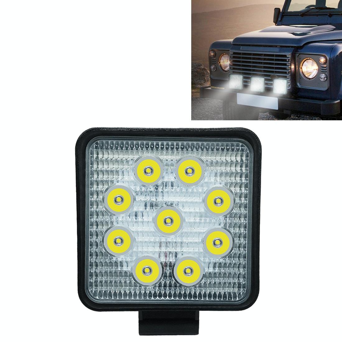 6.7W White Light Square Shaped Waterproof Car Boat Marine Work Lights Spotlight Led Bulbs Dc 9 30V Torches & Work Lights