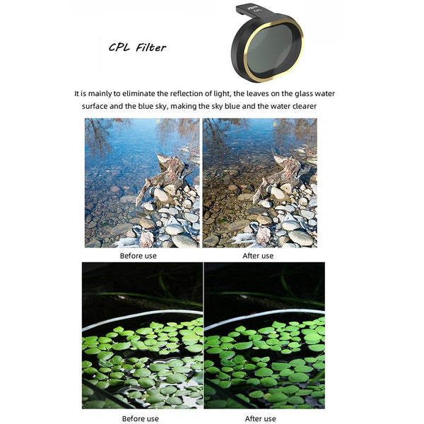 Fimi X8 Mini Drone 3 In 1 Cpl Nd8 / Nd16 Filter Kit Camera Drone Accessories