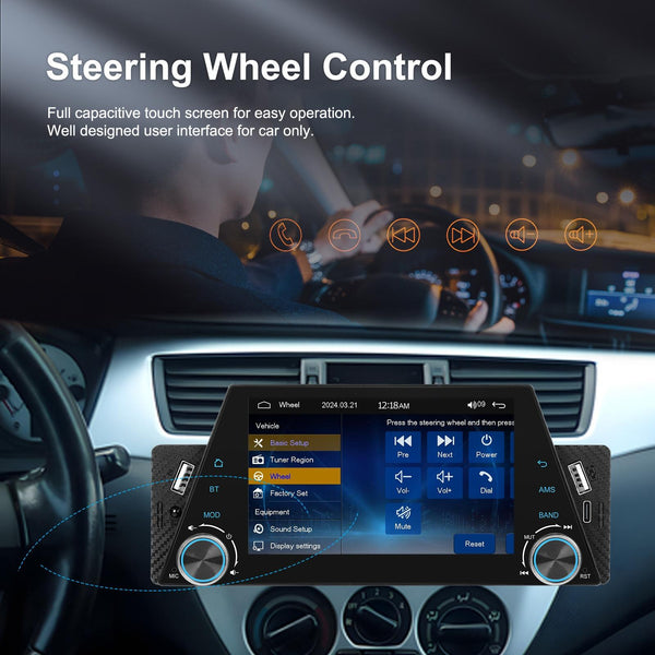 5 Inch Car Multimedia Player Mirror Link / Steering Wheel Control Other Car Audio