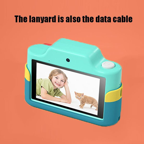 Mini Children's Cartoon Dual Lens Digital Camera Toy With Dinosaur Design Digital Cameras