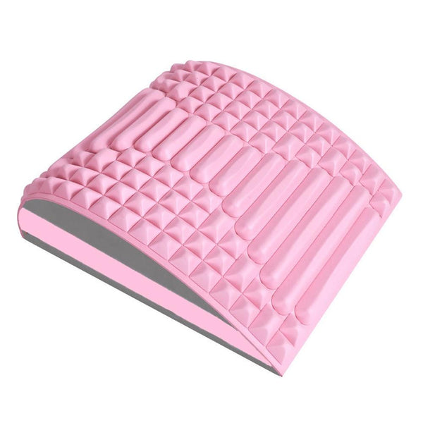 Blue Lumbar Massager For Spinal Stretching And Relaxation Colour Matching Pink Massagers
