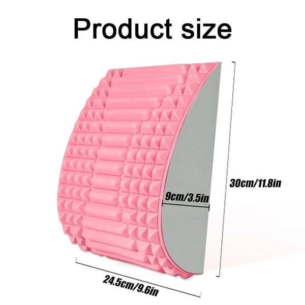 Blue Lumbar Massager For Spinal Stretching And Relaxation Colour Matching Pink Massagers
