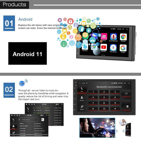 10 Inch Android Wifi Car Navigation Reversing Video Player 2 + 32G Other Car Video