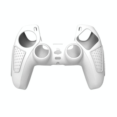 Black Silicone Protective Case For Ps5 Gamepad Anti Skid Cover White Bags Skins & Travel Cases