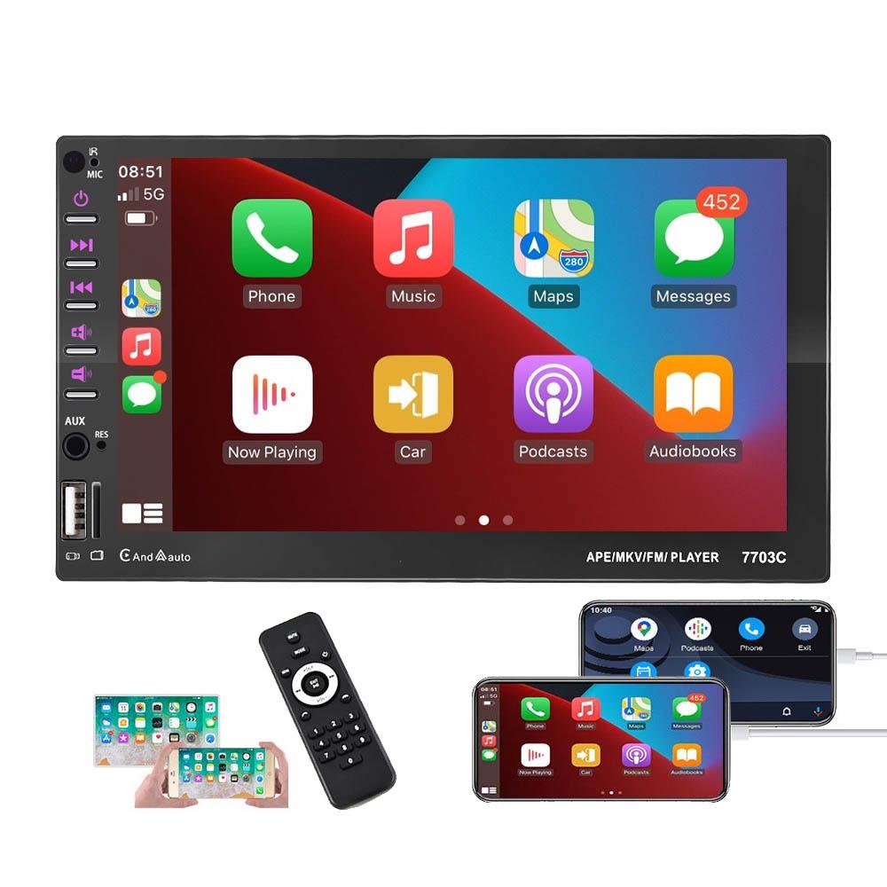 7 Inch Car Double Butt Mp5 Bluetooth Player Universal Fit Other Car Audio