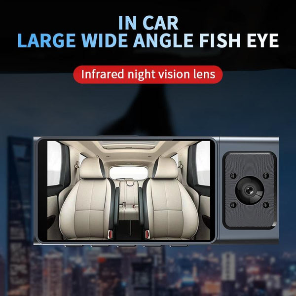 3 In 1 Car Dash Cam With Wifi 1080P Night Vision Ips Screen 32Gb Car Audio In Dash Units