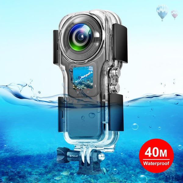 Insta360 One R Edition Waterproof Housing 40M Camera Cases Bags & Covers