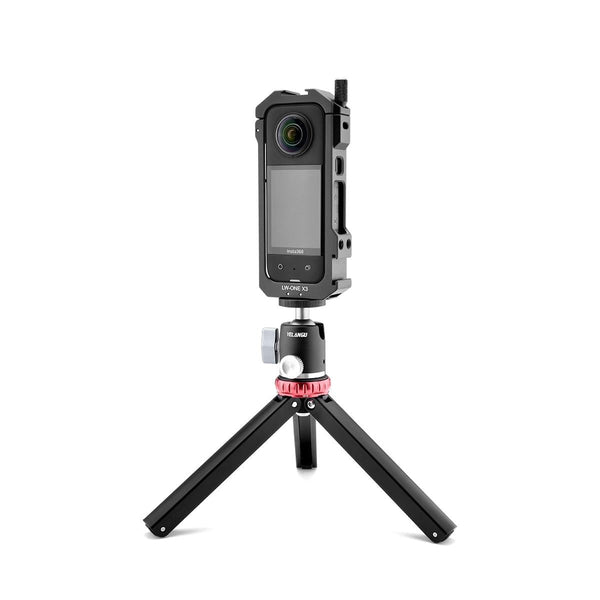 Insta360 One X3 Metal Cage With Extended Frame And T1 Tripod For Audio Video Tripods & Monopods