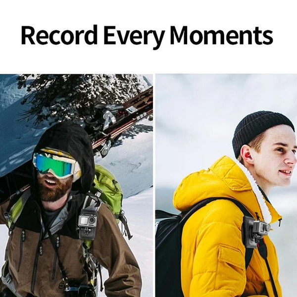 Universal Backpack Strap Mount For Action Cameras Camera Cases Bags & Covers