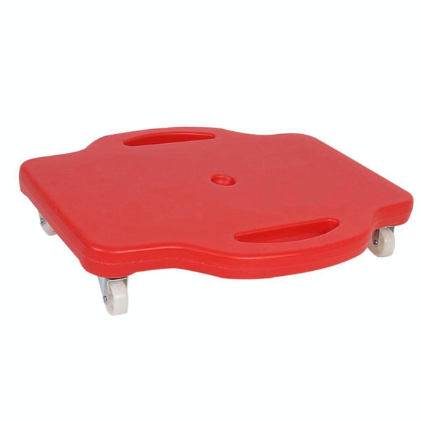 Red Blow Molded Square Four Wheel Scooter For Childrens Balance Training Accessories Parts