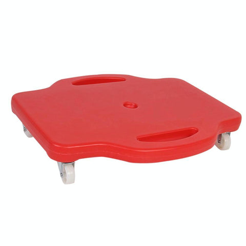 Red Blow Molded Square Four Wheel Scooter For Childrens Balance Training Accessories Parts