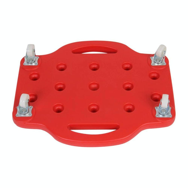 Red Blow Molded Square Four Wheel Scooter For Childrens Balance Training Accessories Parts