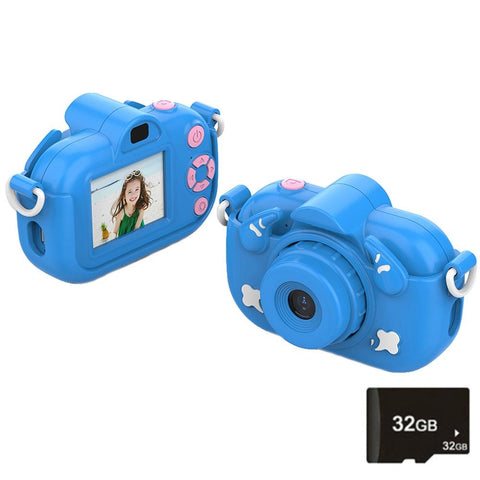 Dc501 2 Inch Four Times Zoom High Definition Digital Camera For Children Blue Digital Cameras