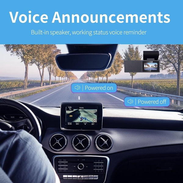 High Definition Car Wifi Dash Cam With Night Vision 2K Dual Recording 2K+720P Rear View Monitors/Cams & Kits