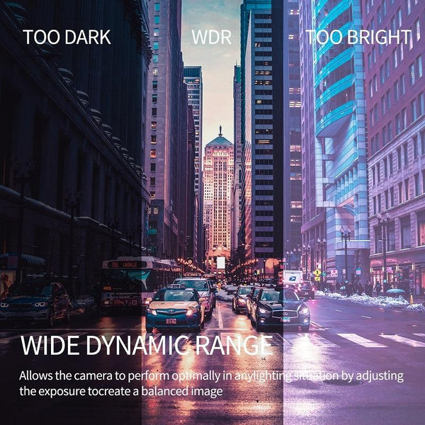 High Definition Car Wifi Dash Cam With Night Vision 2K Dual Recording 2K+720P Rear View Monitors/Cams & Kits