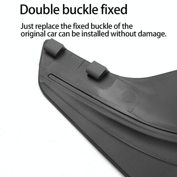 4Pcs / Splash Guards Matte Fender No Drilling Required Upgraded Pp Material For Tesla Model Y Fenders & Mud Guards