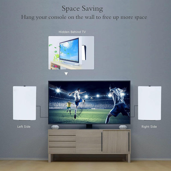 Universal Wall Mount For Ps5 Console No Headset Handle Included With Bracket Other Video Game Accessories