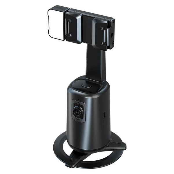 Auto Tracking Gimbal Stabilizer With Fill Light And Selfie Stick 360 Degree Rotation Stabilizers