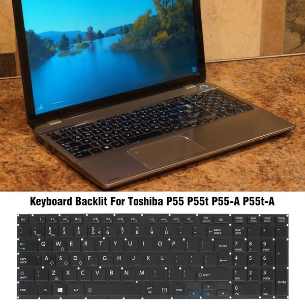 Toshiba P55 / A Laptop Backlight Keyboard Compatible With P55t Keyboards