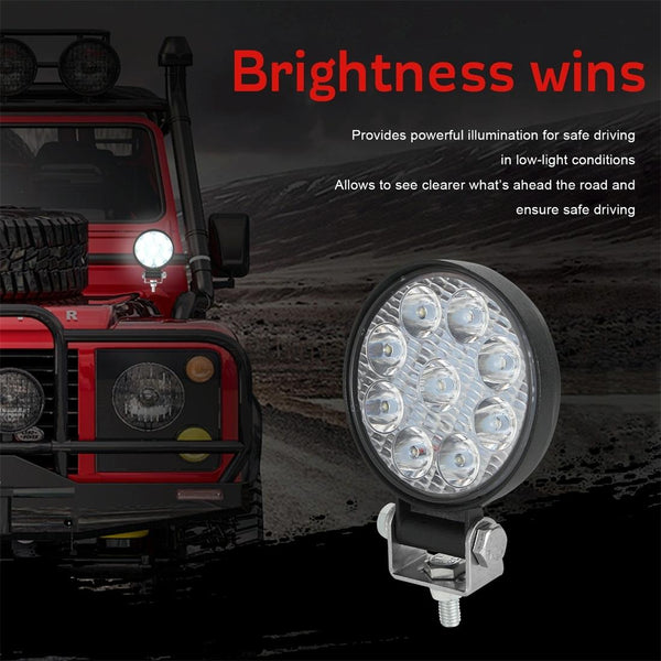 3 Inch 6.3W 6000K Led Round Light 10 30V Offroad Truck Car Fog Work Spotlight Led Car Lights