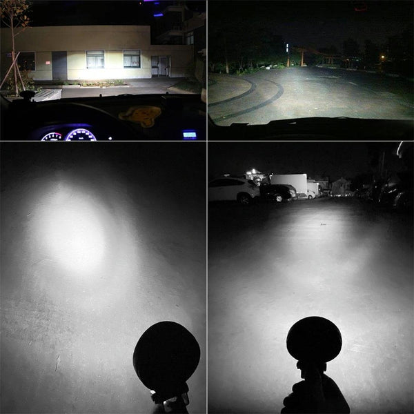 3 Inch 6.3W 6000K Led Round Light 10 30V Offroad Truck Car Fog Work Spotlight Led Car Lights