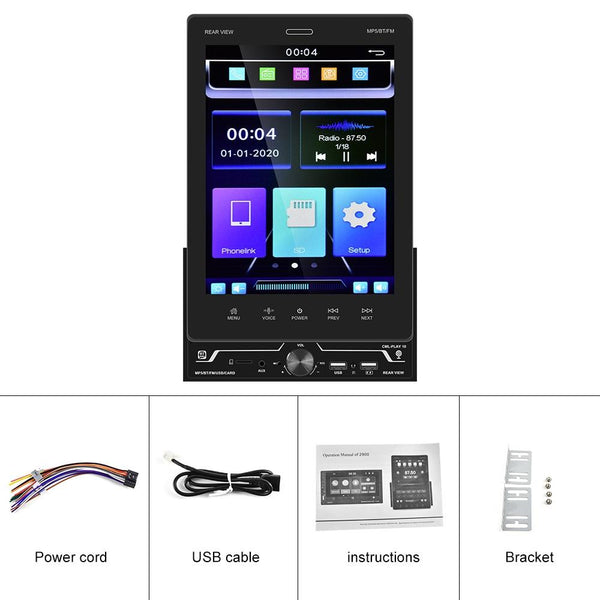 9.5 Inch Vertical Screen Car Mp5 Player Double Spindle Other Car Audio