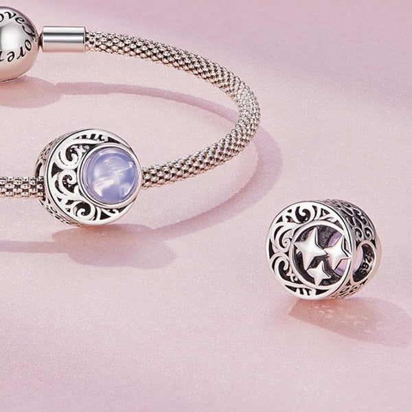 925 Sterling Silver Opal Moonlight Beaded Bracelet Bracelets