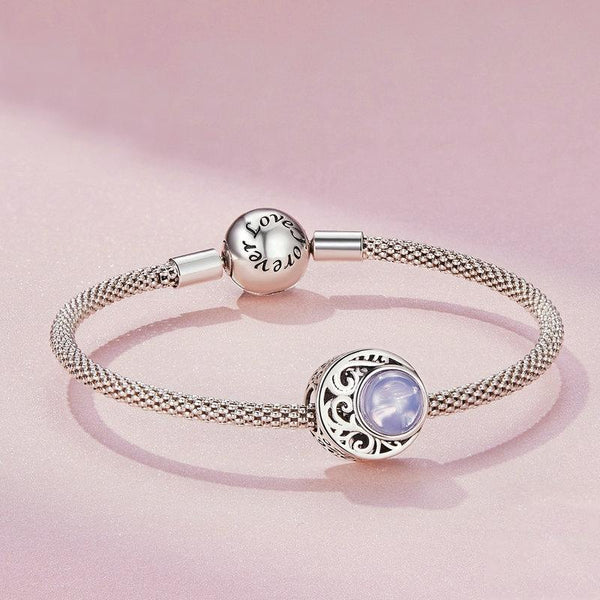 925 Sterling Silver Opal Moonlight Beaded Bracelet Bracelets