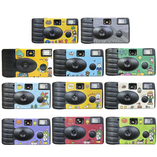 18 Retro Film Camera Stickers Good Luck Design Waterproof Other Camera & Photo Accs
