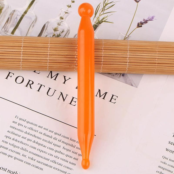 Facial Tendon Stick For Massage And Acupuncture Resin Scraping Sheet Beauty Salon Shave Board Yellow Point Massagers