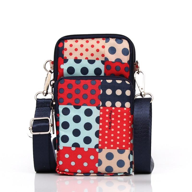Animal Park Mini Crossbody Phone Wallet With Arm Band Square Dot Wallets