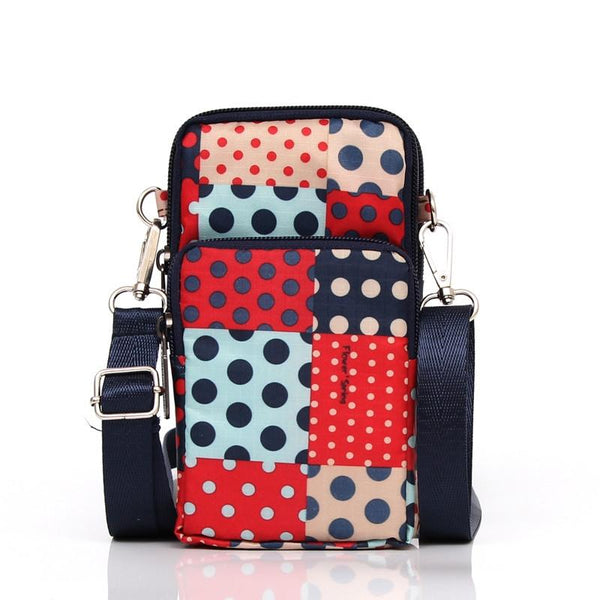 Animal Park Mini Crossbody Phone Wallet With Arm Band Square Dot Wallets
