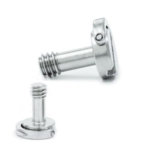 2 Pack D Ring Camera Plate Mount With 1 / 4 Quick Release Screws Camera Drone Accessories