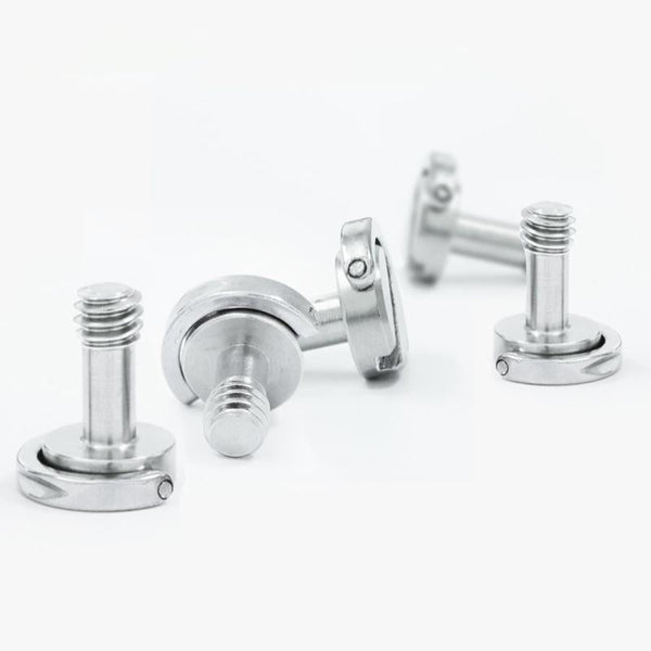 2 Pack D Ring Camera Plate Mount With 1 / 4 Quick Release Screws Camera Drone Accessories