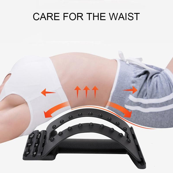 Back Massage Stretcher For Lumbar Traction And Pain Relief Massagers