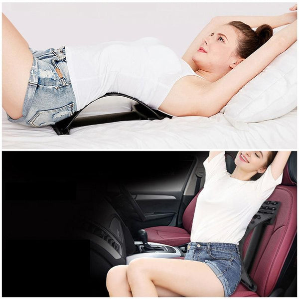 Back Massage Stretcher For Lumbar Traction And Pain Relief Massagers