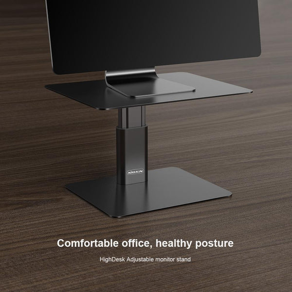 Black Desk Stand For Laptop And Monitor Eda0011511 Laptop Desks