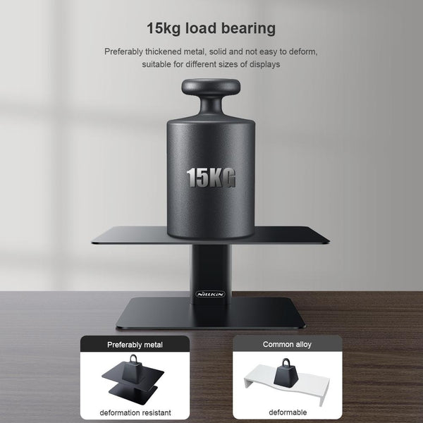Black Desk Stand For Laptop And Monitor Eda0011511 Laptop Desks
